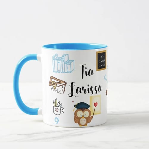 Caneca Pedagogia Presente Criativo Escola Professores Alunos - Dia dos Professores (Educação Infantil)