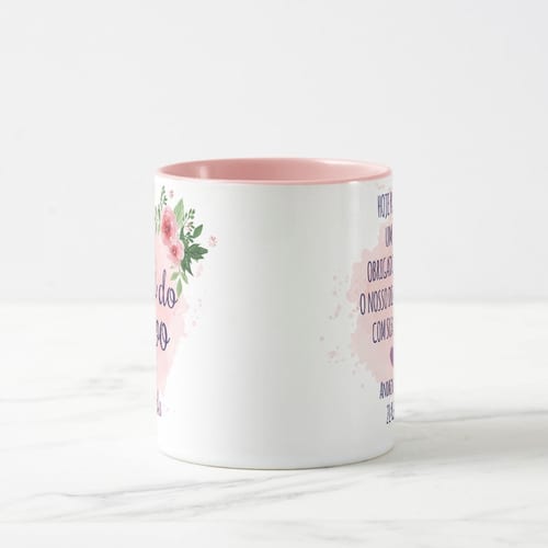Caneca Casamento Lembrança Familia Irmã do Noivo com Nomes