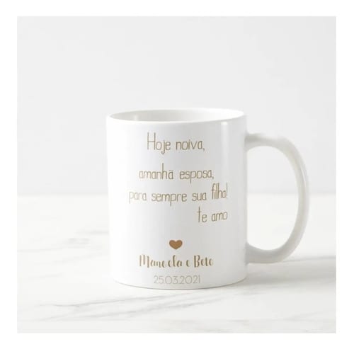 Caneca Presente Famlia Lembrancinha Casamento Mãe da Noiva