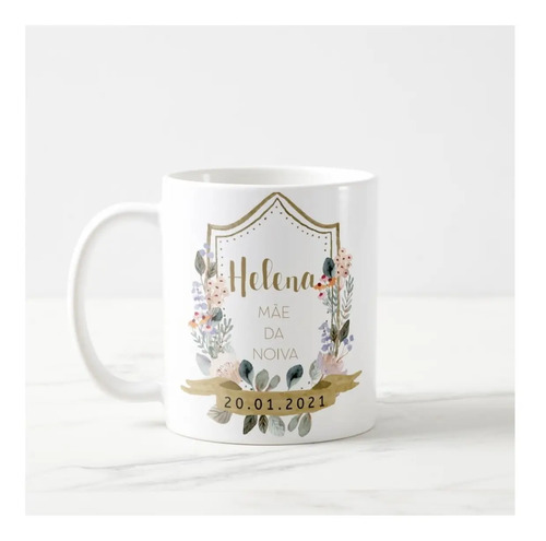 Caneca Presente Famlia Lembrancinha Casamento Mãe da Noiva - Casamento (Noiva)