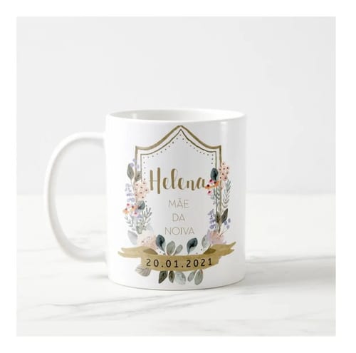 Caneca Presente Famlia Lembrancinha Casamento Mãe da Noiva - Casamento (Noiva)