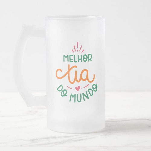 Kit 2 Copos de Cerveja Chopp para Presentear Tio e Tia