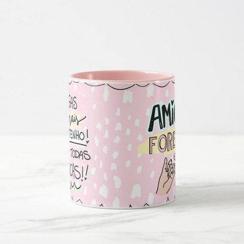 Caneca Personalizada Amigas Normais eu não tenho