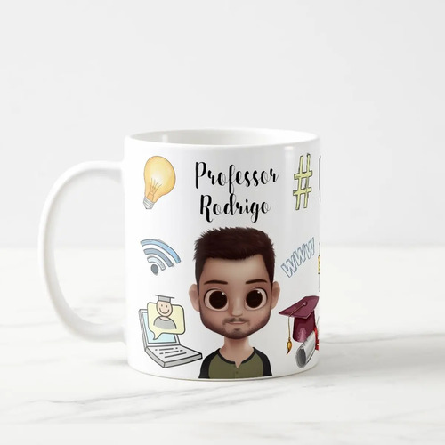 Caneca Presente Personalizado Professor de Informática
