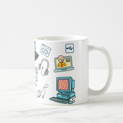 Caneca Presente Personalizado Professor de Informática