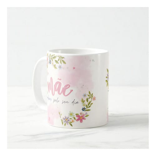 Caneca Parabéns Especial Agradecimento de Dia das Mães