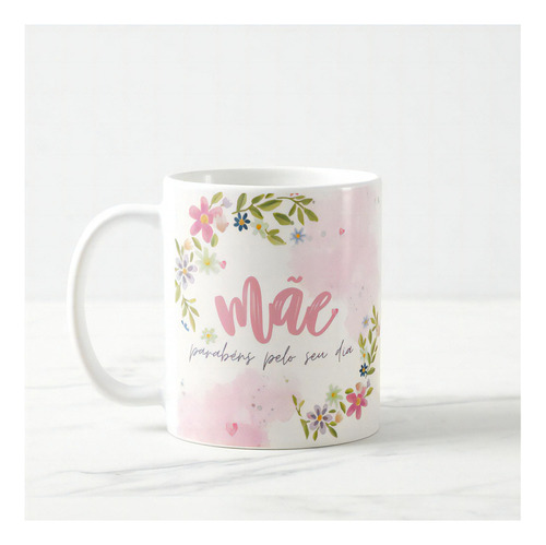 Caneca Parabéns Especial Agradecimento de Dia das Mães