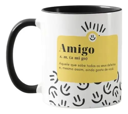 Caneca Presente Personalizado com Frase para Amigo - Outros (Amigo(a))