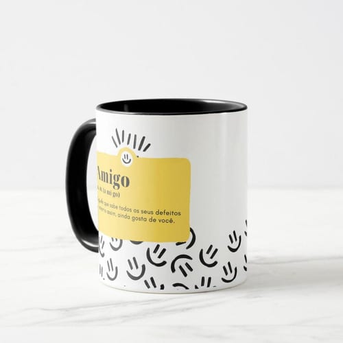 Caneca Presente Personalizado com Frase para Amigo