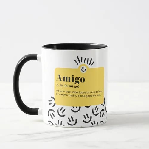 Caneca Presente Personalizado com Frase para Amigo