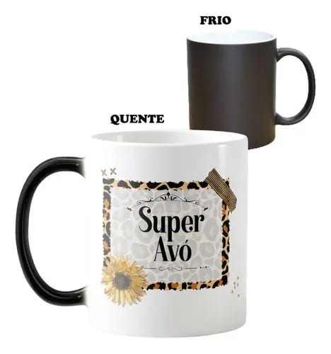 Caneca Mágica Presente Especial para Avó Natal Amigo Secreto - Família (Avó/Avô)