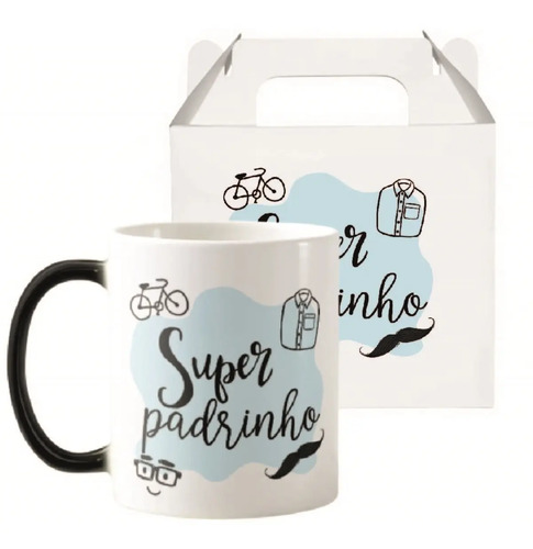 Caneca Mágica Presente Especial para Super Padrinho