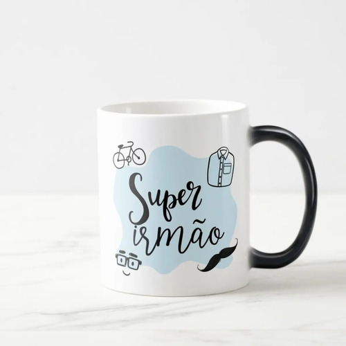 Caneca Mágica Presente Criativo Especial para Super Irmão