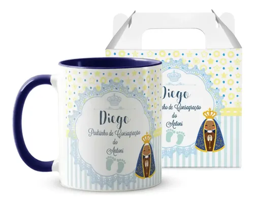 Caneca Personalizada Padrinho de Consagração Batizado - Batizado (Padrinho)