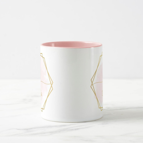 Caneca Feminina Presente Elegante Mulher Aquarela com Nome