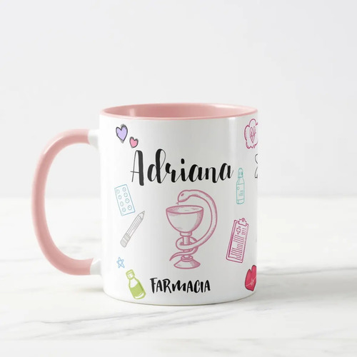 Caneca Presente Criativo Farmácia Profissão Farmacêutica