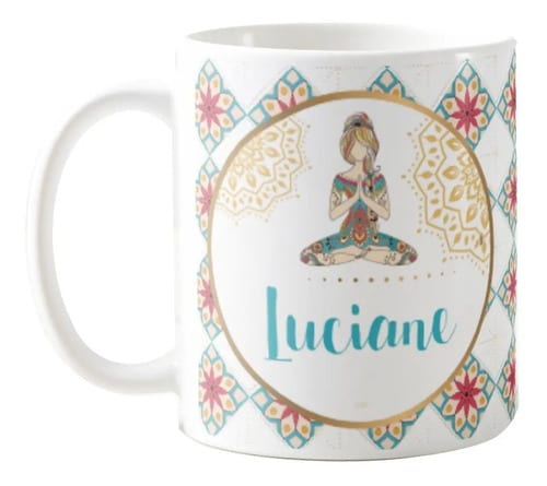 Caneca Zen Presente Criativo Mulher Apaixonada Por Ioga - Outros (Ioga, Mandala, Namâste)
