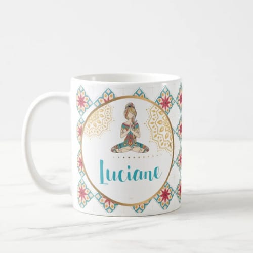 Caneca Zen Presente Criativo Mulher Apaixonada Por Ioga