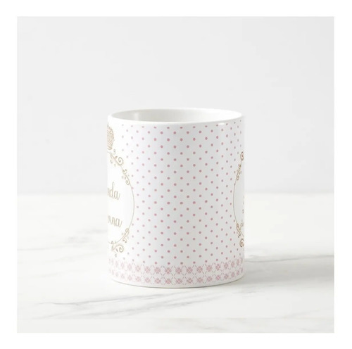Caneca Personalizada Feminina Menina Realeza Dinda Batizado