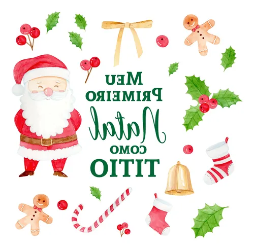 Almofada Decorativa Presente Primeiro Natal Como Tio Titio