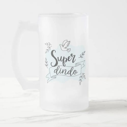 Caneca Chopp Cerveja Presente Criativo Padrinho Super Dindo