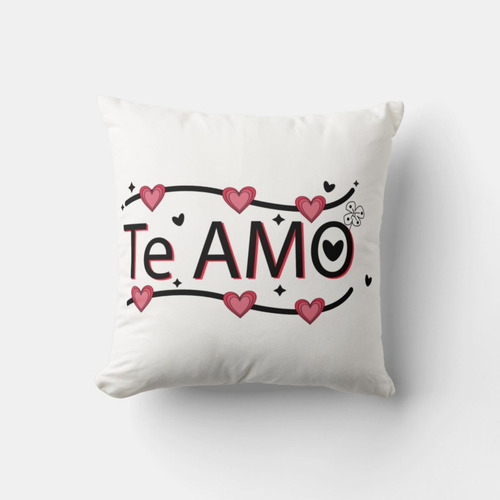 Almofada Decorativa Presente Romântio Criativo Te Amo
