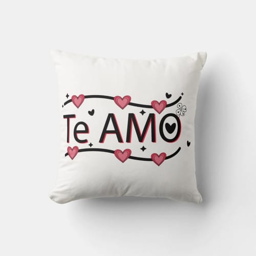 Almofada Decorativa Presente Romântio Criativo Te Amo
