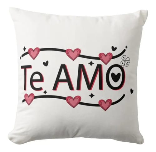 Almofada Decorativa Presente Romântio Criativo Te Amo - Outros (Casal)