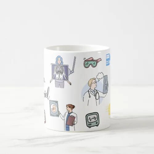 Caneca Presente Especial com Nome Profissão Radiologista