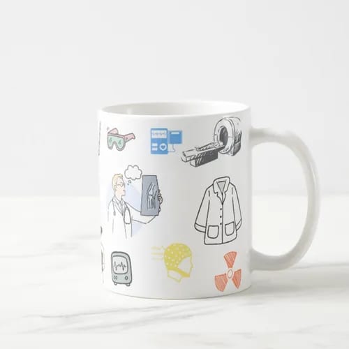 Caneca Presente Especial com Nome Profissão Radiologista