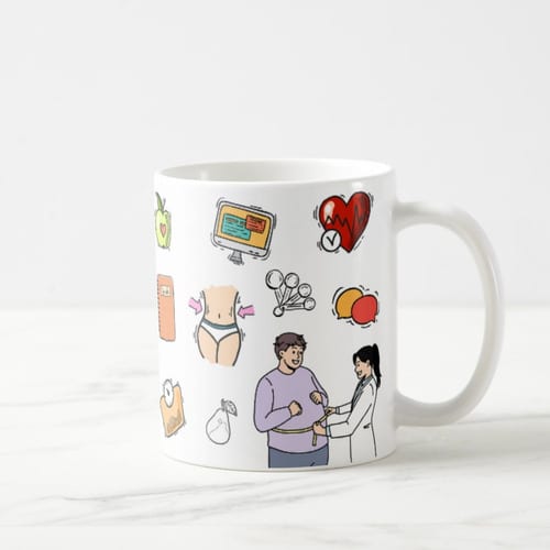 Caneca Presente Especial com Nome Profissão Nutricionista