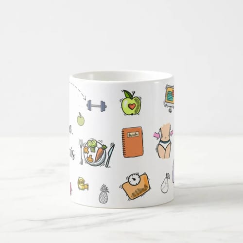 Caneca Presente Especial com Nome Profissão Nutricionista