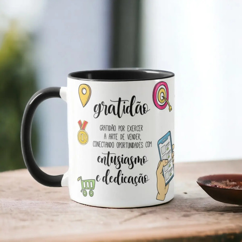 Caneca Profissão Homenagem Empresa Funcionário Equipe Vendas