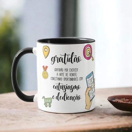Caneca Profissão Homenagem Empresa Funcionário Equipe Vendas