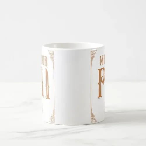 Caneca Mágica Presente para Melhor Pai Dia dos Pais