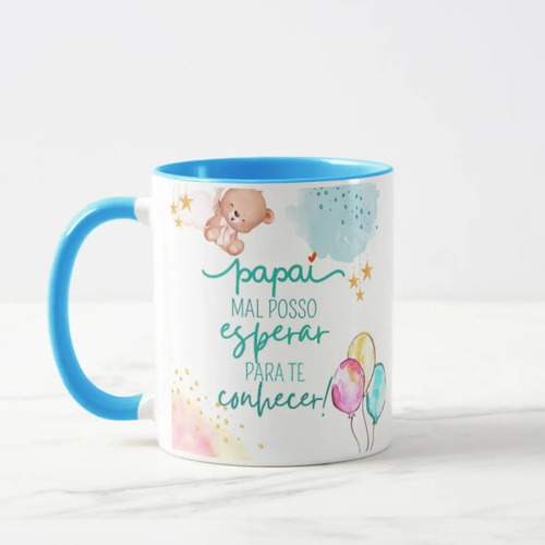 Caneca Presente Revelação de Gravidez Promovido a Papai
