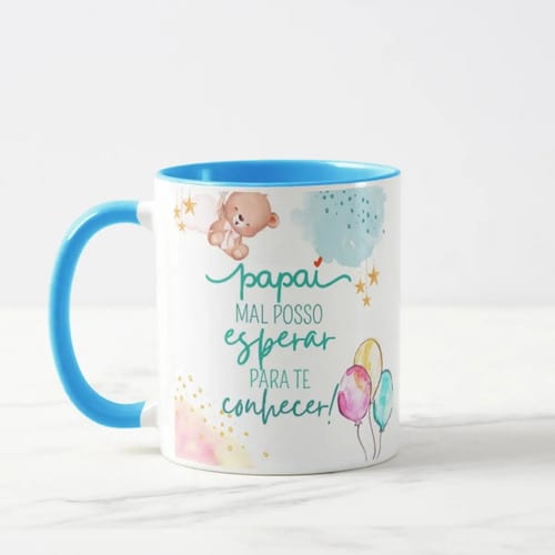 Caneca Presente Revelação de Gravidez Promovido a Papai