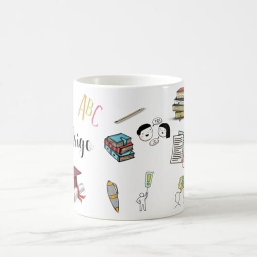 Caneca Personalizada Presente Profissão Professor Português