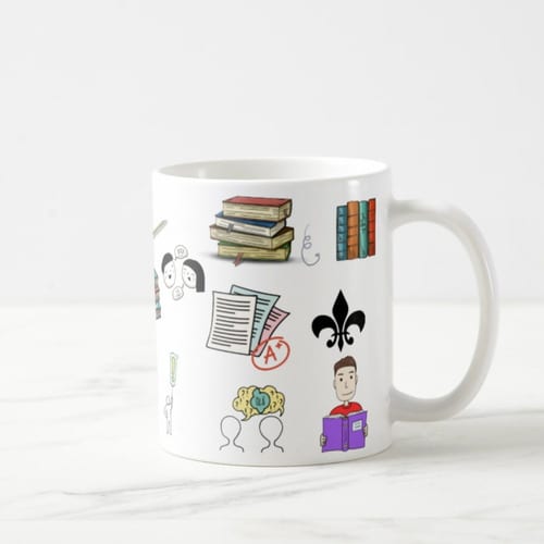 Caneca Personalizada Presente Profissão Professor Português