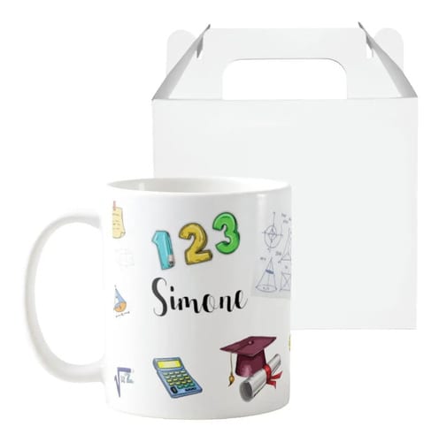 Caneca Personalizada Presente Profissão Professor Matemática - Dia dos Professores (Matemática)