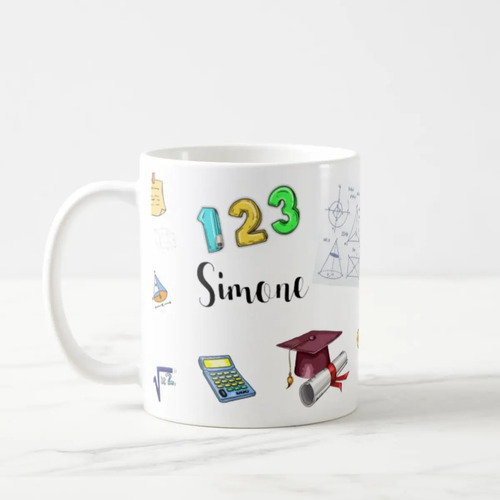 Caneca Personalizada Presente Profissão Professor Matemática