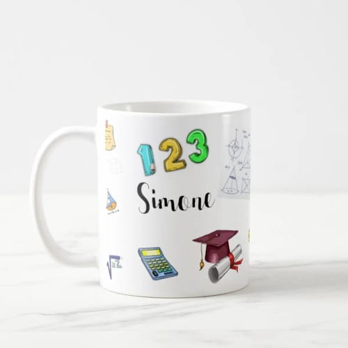 Caneca Personalizada Presente Profissão Professor Matemática