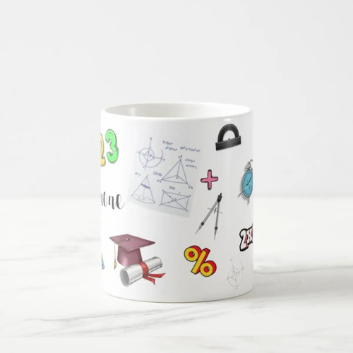 Caneca Personalizada Presente Profissão Professor Matemática