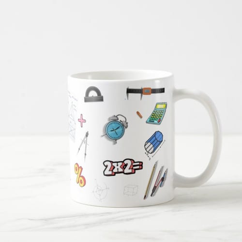 Caneca Personalizada Presente Profissão Professor Matemática