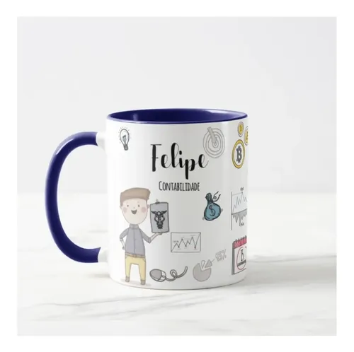 Caneca Contabilidade Profissão Presente Especial Contador - Profissões (Contador(a))