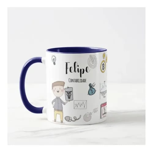 Caneca Contabilidade Profissão Presente Especial Contador - Profissões (Contador(a))
