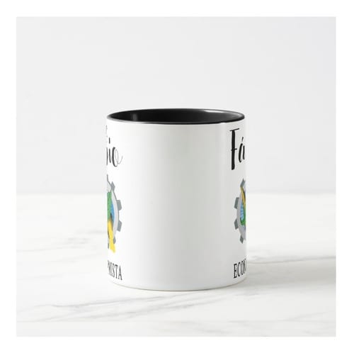 Caneca Economia Presente Criativo Profissão Economista