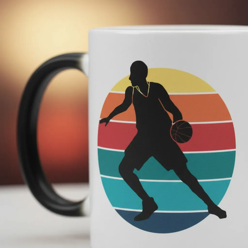 Caneca Mágica Presente para Amigo Jogador de Basquetebol - Outros (Amigo(a))