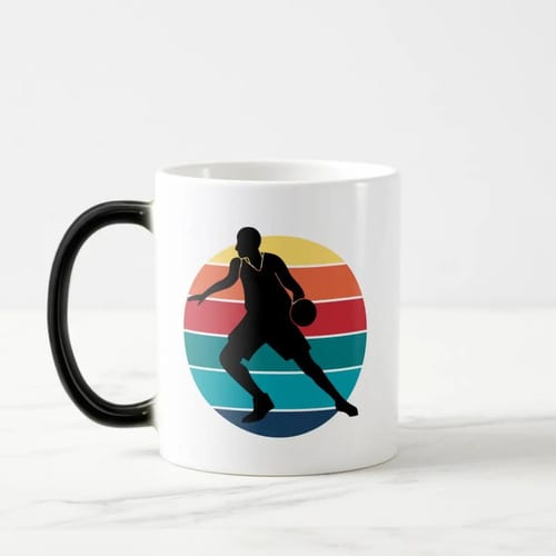 Caneca Mágica Presente para Amigo Jogador de Basquetebol
