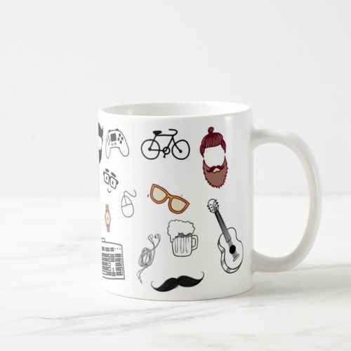 Caneca Masculina Presente Personalizado com Nome e Foto